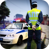 Traffic Police in City icon