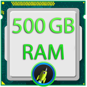 500 GB RAM Booster : 500 GB Storage Space Cleaner icon