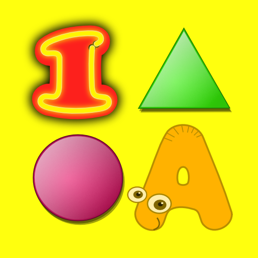 Letters Numbers Colors Shapes Flashcards for kids icon