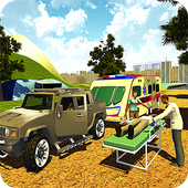 Camper Van: Emergency Ambulance Rescue Driver 2017 icon