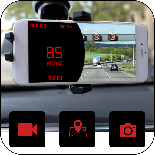 Speedometer Dash Cam: Car Video Recorder App icon