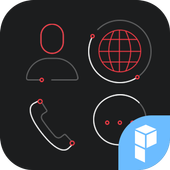 Black Simple Widgetpack theme icon