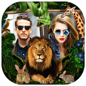 Wild Animal Dual Photo Frames icon