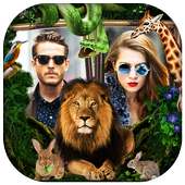 Wild Animal Dual Photo Frames on 9Apps