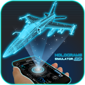 3D Hologram Simulated icon