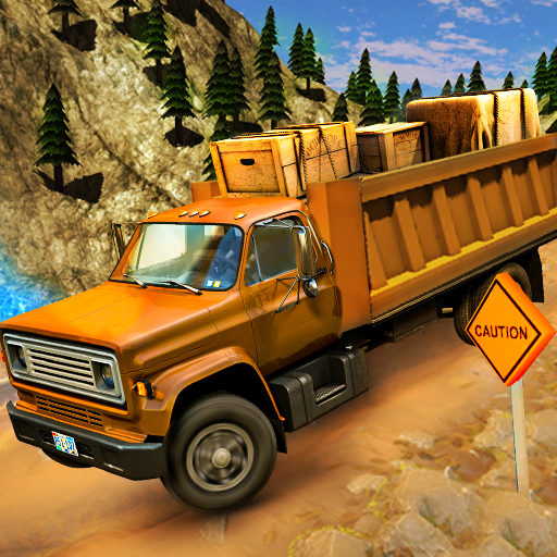 Cargo Truck Driver: Futuristic icon