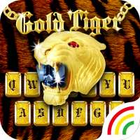 Gold Tiger Keyboard Theme on 9Apps