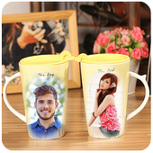 Coffee Cup Dual Photo Frame icon