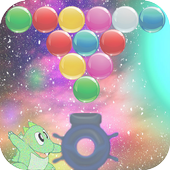 bubble with shooter icon