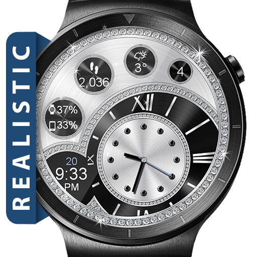 Diamond Ritz HD Watch Face Widget &amp; Live Wallpaper icon