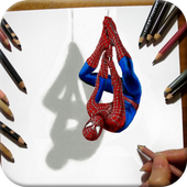 How To Draw Spiderman icon