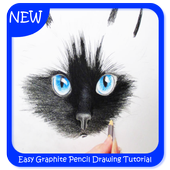 Easy Graphite Pencil Drawing Tutorial icon