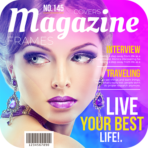 Magazine photo frame - Magazine photo editor أيقونة