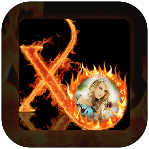 Photo On Fire - Fire Photo ,Text, Sticker 🔥🖼️ icon