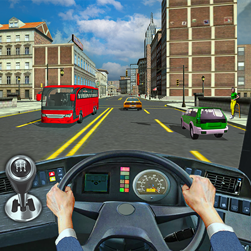 Offline City Bus Driving Games أيقونة