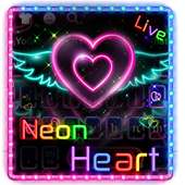 Lively Neon Heart on 9Apps