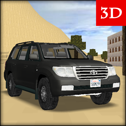 Blocky city: Cruiser driving icon