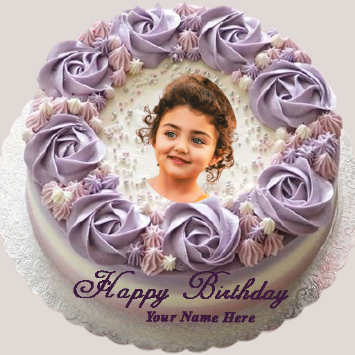 Name Photo On Birthday Cake - Birthday Cake Editor icon
