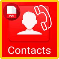 Phone Contacts PDF Export on 9Apps