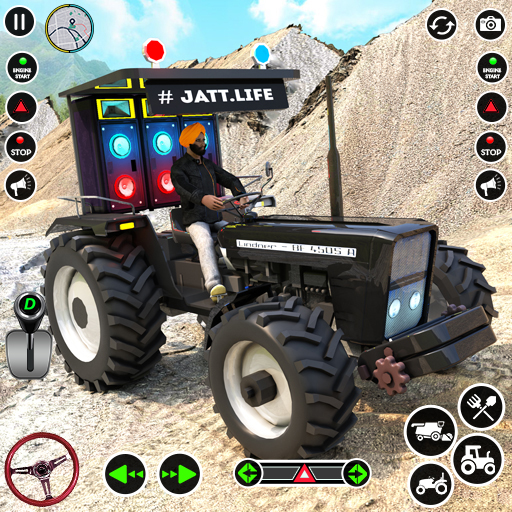 Farming Games Tractor Driving icon