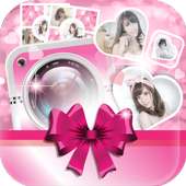 Pink Photo Collage on 9Apps