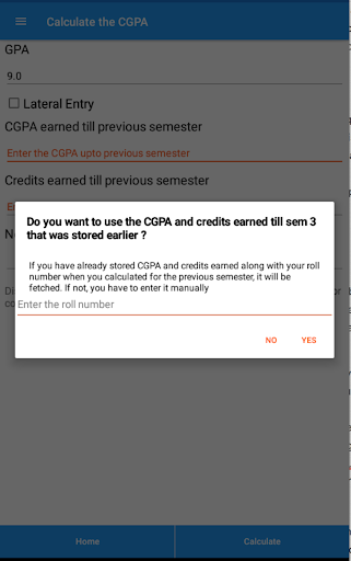 PSG Tech CGPA Calculator screenshot 6