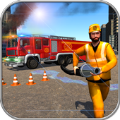 Real Firefighter Rescue Sim 3D: Emergency Driver icon