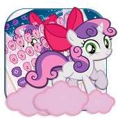 Cute Baby Unicorn Keyboard on 9Apps