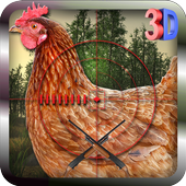 3D Scharfschütze Huhn-Shooter icon