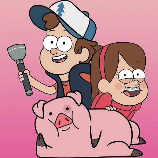 How to draw Gravity Falls heroes step by step icon
