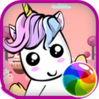 Unicornio kawaii  Bubble Shooter- Estourar Bolinha