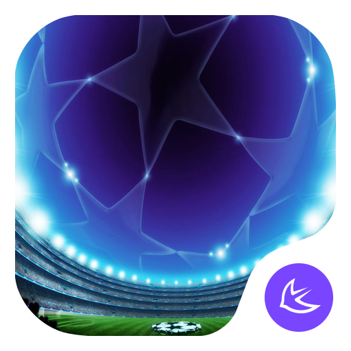 Cool free glow soccer APUS stylish sport theme icon