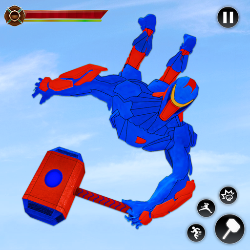 Spider Rope Hero fighting game icon
