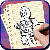 How to Draw Lego Super Hero on 9Apps