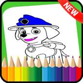 Paw Coloring Book Patrol go