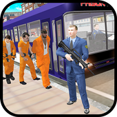 Trasporto di autobus della polizia della prigione icon