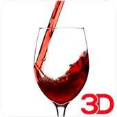 Red Wine 3D Video icon