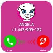 Call Angela Cat talking 2018 fake