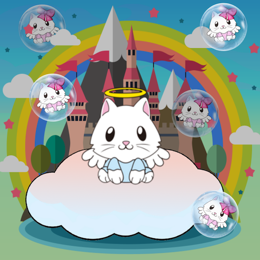 Kitty Rainbow Stack Survival Game icon