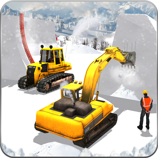 Snow Park Downhill Bulldozer Construction games icon
