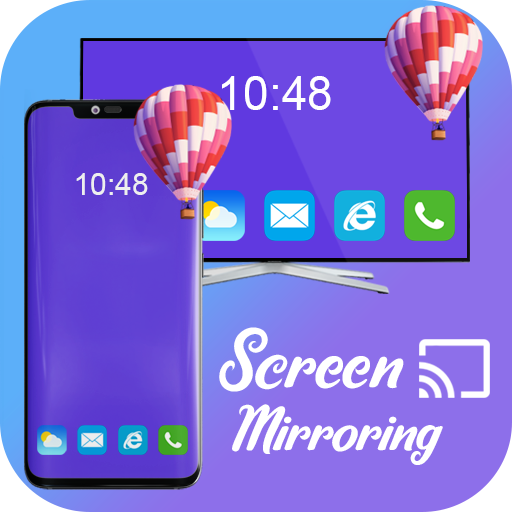 Screen Mirroring with TV icon