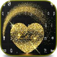 Heart Glitter Sparkling keyboard