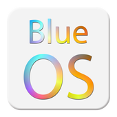 Tema de teléfono para Blue IOS icon