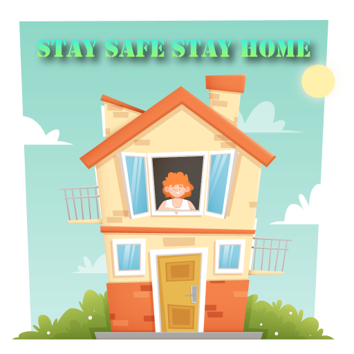 Stay Safe Stay Home Stickers For WhatsApp icon