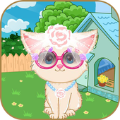 Games care cat - games girls icon