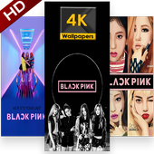 Black Pink KPOP Wallpapers HD 4K icon