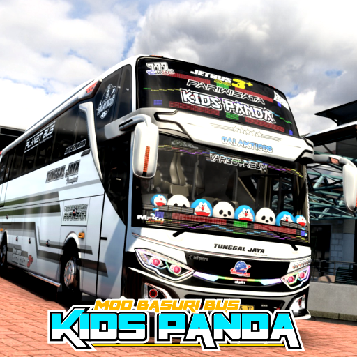 Mod Basuri Bus Kids Panda أيقونة