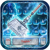 Blue Super Hero Keyboard Theme icon