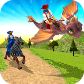 Dragon world flying simulator icon