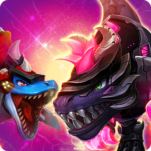 Dino War Dark T-Rex VS Mosa icon